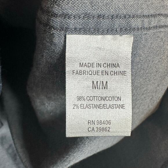 Theory Barham C Turini Slim Fit Button Down Shirt Indigo Blue M - Picture 6 of 9